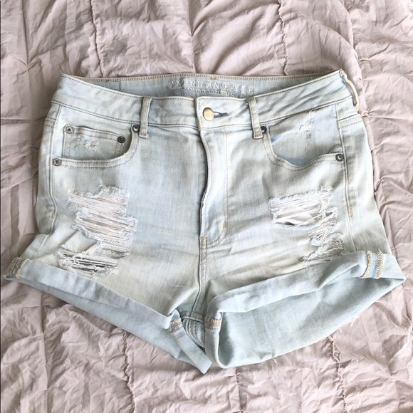American Eagle Outfitters Pants - AMERICAN EAGLE SUPER HI-RISE SHORTIE
